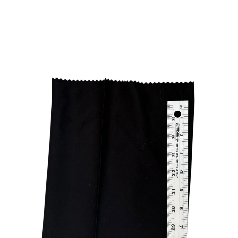 NWT Hart Schaffner Marx 100% Wool Dress Pants 34 Black Pleated Unhemmed - Picture 6 of 7